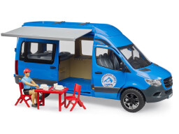 Bruder MB Sprinter Camper s řidičem a příslušenstvím 1:16